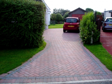 new drives New driveway with brick paviours